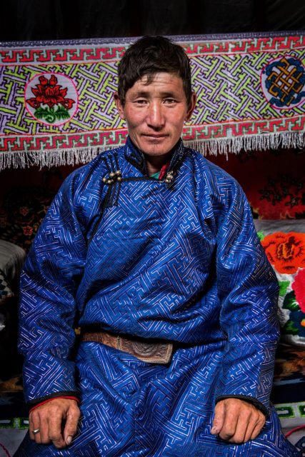 Tuvan Mongolian Man. Photo Courtesy © Alexander Khimushin / The World In Faces