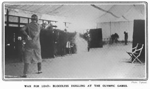 1908 Olympics wax duel field