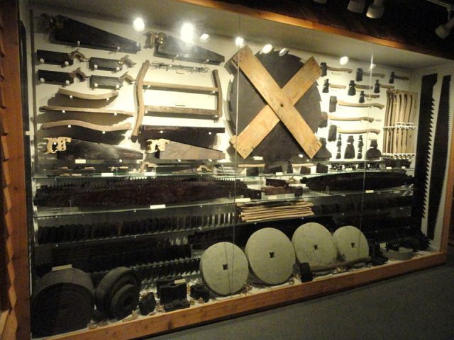 Tools inside the museum