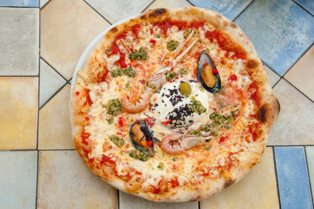 The Bellissima concept took seafood pizza to the extreme
