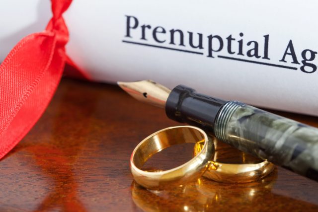 Not all countries recognise a Prenuptial Agreement as having legal standing