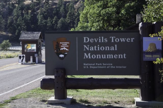 Devil’s Tower National Monument entrance