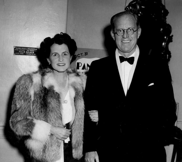 Rose and Joseph Kennedy arrive for dinner at The Colony Restaurant in Manhattan, November 1, 1940. At the time, Kennedy was the US Ambassador to the UK.