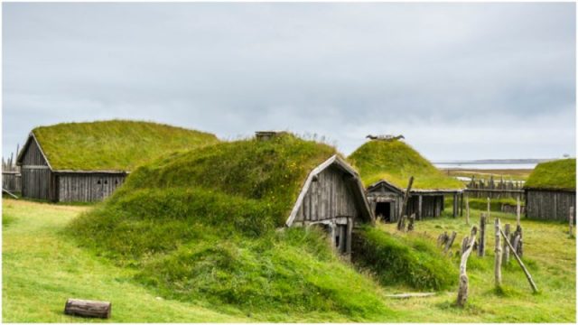 Typical Viking village