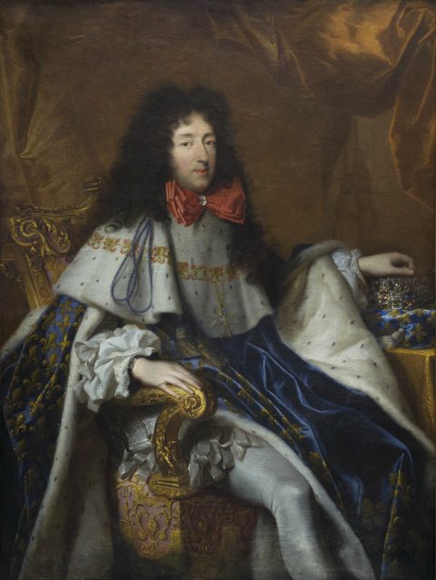 Philippe of France, Duke of Orléans and brother of Louis XIV, bearing the cross of the Order of the Holy Spirit