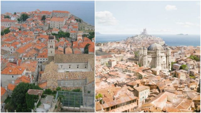Dubrovnik (left) / King’s Landing (right)