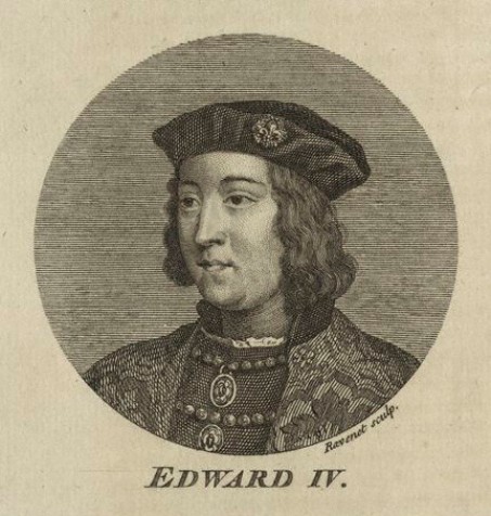 Edward IV, line engraving by Simon François Ravenet. National Portrait Gallery, London