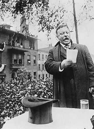 Roosevelt shortly after leaving office, October 1910