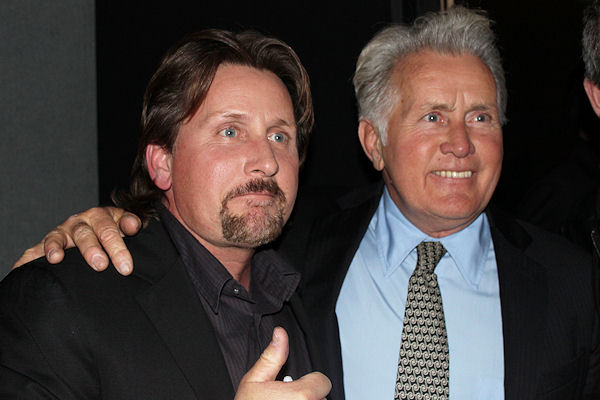 Martin Sheen with son Emilio Estevez at the BFI premiere of his film ‘The Way’ in London February 2011. Photo by Sam CC BY-SA 2.0