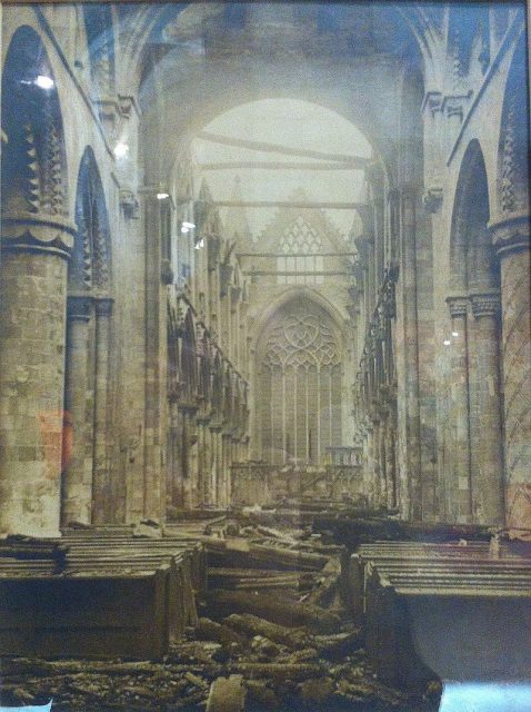 Selby Abbey after the fire of 1906. Photo by Andrewrabbott CC BY-SA 4.0