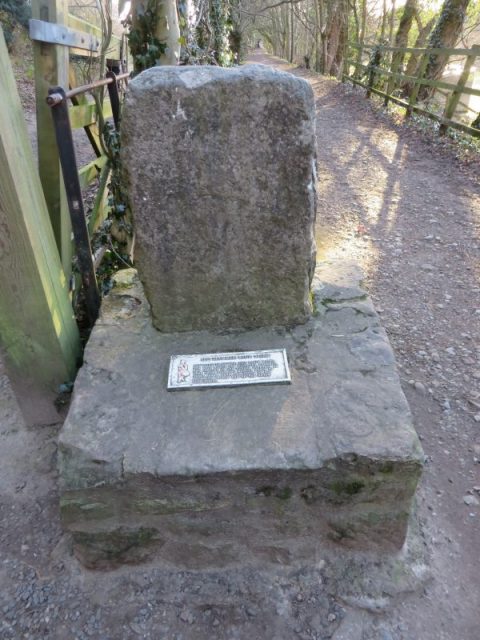 The Drummer Boy’s stone, allegedly marking the place where the soldiers above stopped hearing the drumbeats below