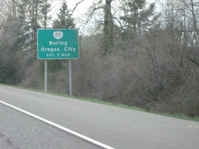 Boring and Oregon City sign. Photo by Chris Phan CC BY 2.0