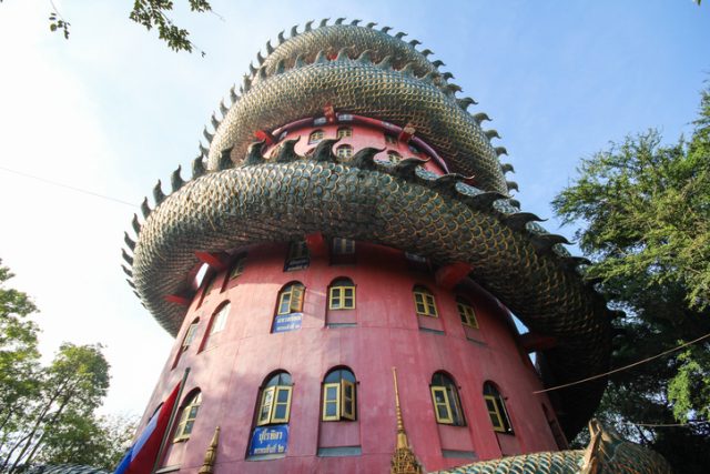 Giant Dragon Temple at Wat Samphran at Nakhon Pathom, Thailand