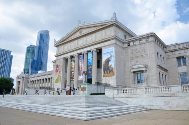 “Chicago’s Field Museum of Natural History, shown on August 15, 2015, has a collection of over 24 million specimens, and hosts over 2 million visitors a year.”
