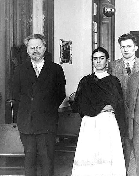 Frida Kahlo and Leon Trotsky