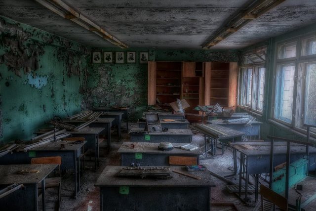 Chernobyl classroom