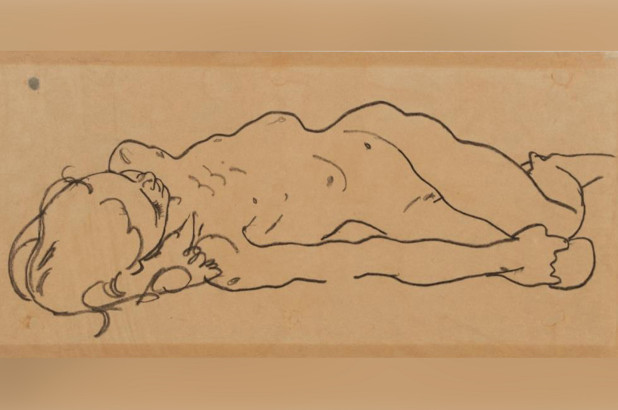 Egon Schiele drawing