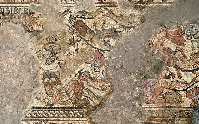 Parting of the Red Sea mosaic