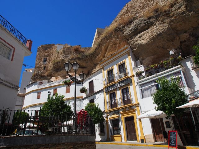 Spanish cave village