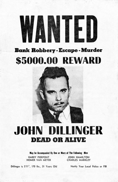John Dillinger poster