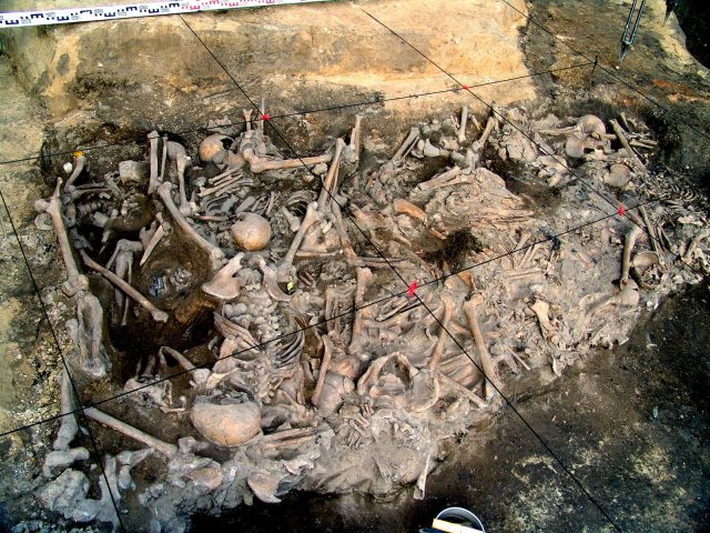 Mongol burial pit Russia