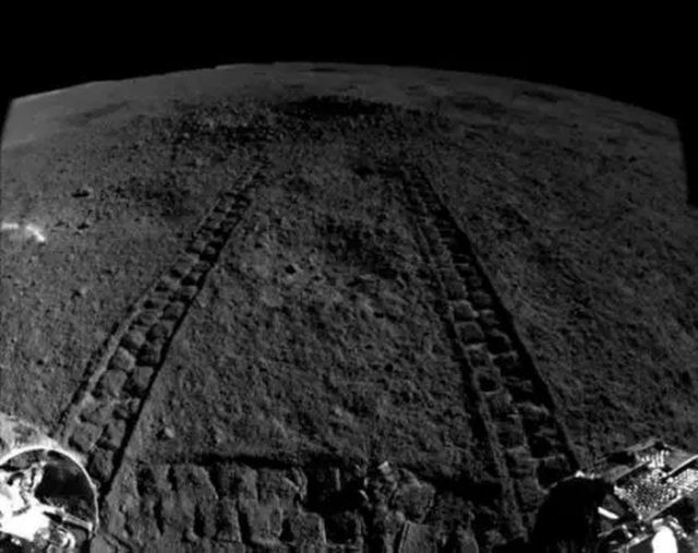 China moon crater