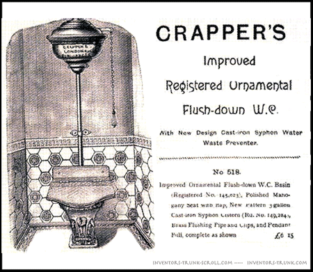 Thomas Crapper toilet ad
