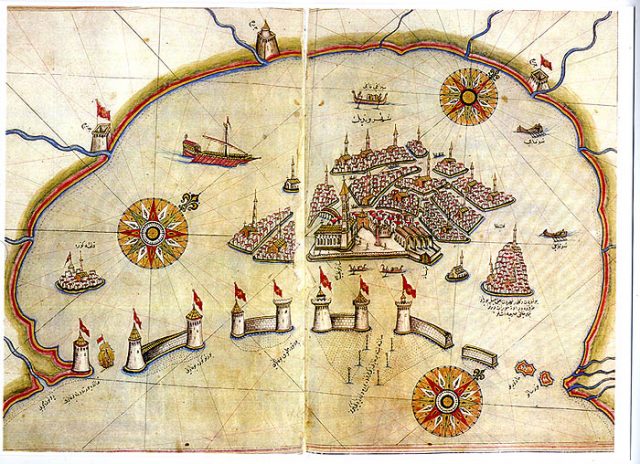Old map of Venice