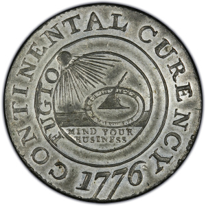 1776 continental coin