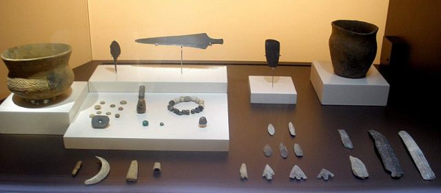 Archaeology museum displays