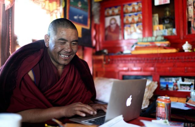 Tibetan monk