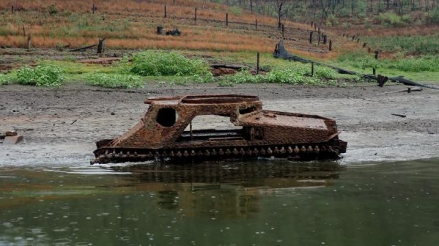 abandoned tank