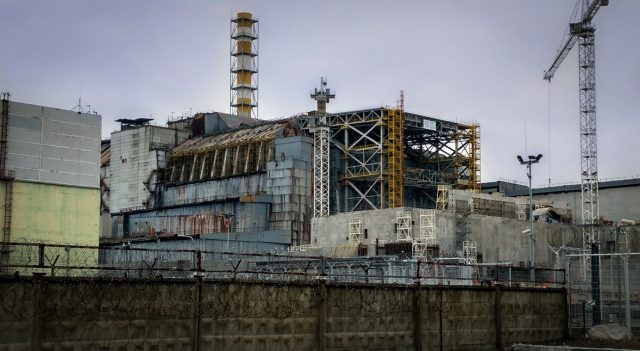 Ruined 4 reactor of Chernobyl