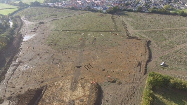 A number of the larger roundhouses were burned down and the defensive enclosure cleared during the late First Century AD. Credit: OXFORD ARCHAEOLOGY EAST