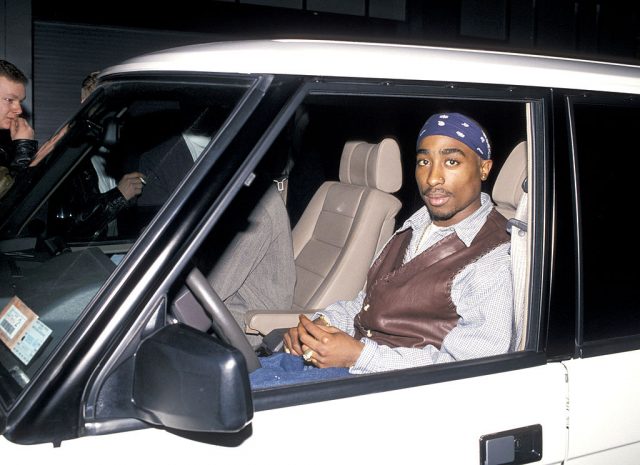 Tupac Shakur during Party For Cowboy Noir Thriller “Red Rock West” at Club USA in New York City, New York, United States. (Photo by Ron Galella/Ron Galella Collection via Getty Images)