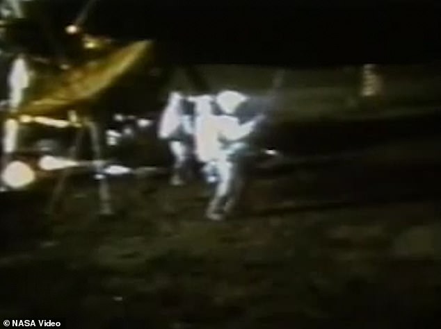 On February 6, 1971, the Apollo 14 commander Alan Shepard hit two golf balls across the lunar surface. Credit: NASA