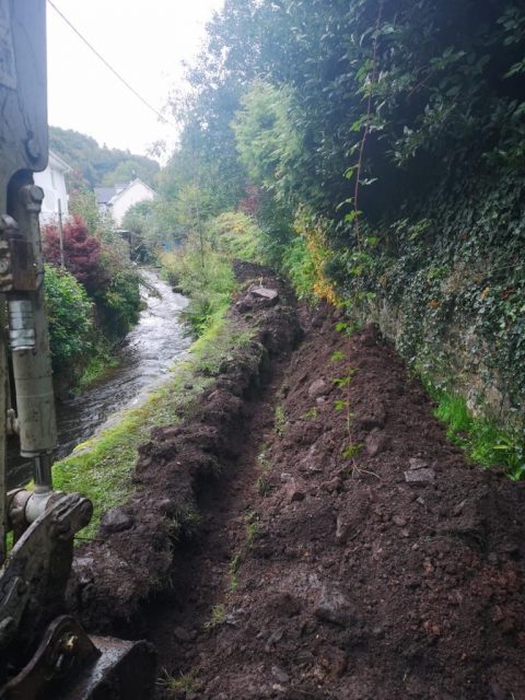While excavating a trench in Tintern, they unearthed the ancient and unknown tunnel. Credit: www.westernpower.co.uk