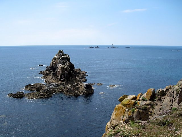 The Lost Land of Lyonesse is believed to have been located off of Land’s End, Cornwall. Image by Olaf Tausch CC BY 3.0