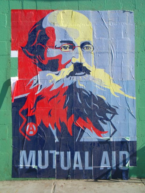Mutual Aid mural in DC