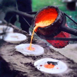 casting bronze using the lost wax method