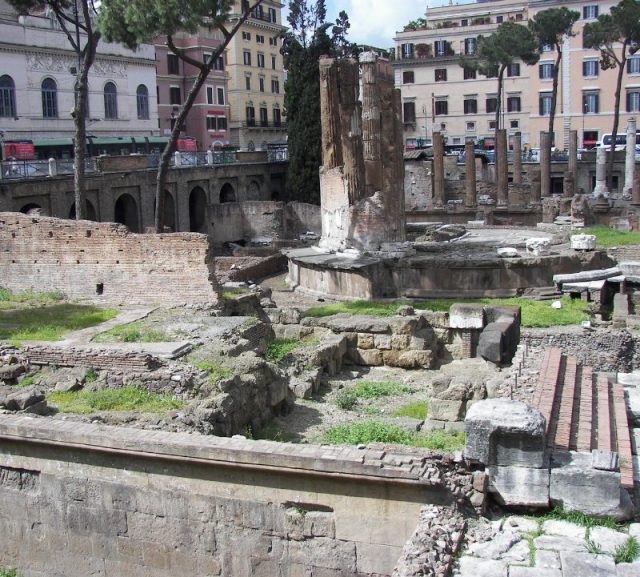 Ruins of Temple A in Area Sacra di Torre Argentina