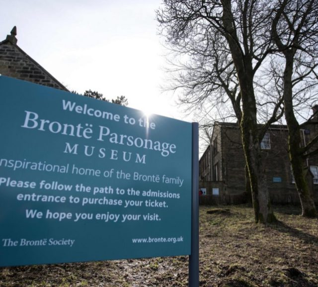 Exterior view of Brontë Parsonage Museum.