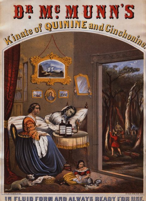 Advertisement for Dr. McMunn’s Elixir of Opium, circa 1862-1865. (Photo Credit: Bettman/ Getty Images)
