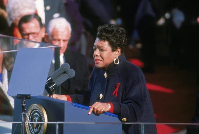Maya Angelou reading at Bill Clinton's 1993 Presidential Inauguration 