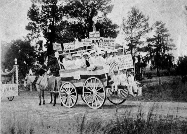 Temperance Parade in Eustis, Florida in 1919