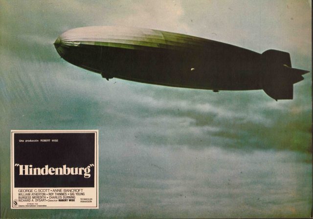 Lobby Card for 1975 film The Hindenburg