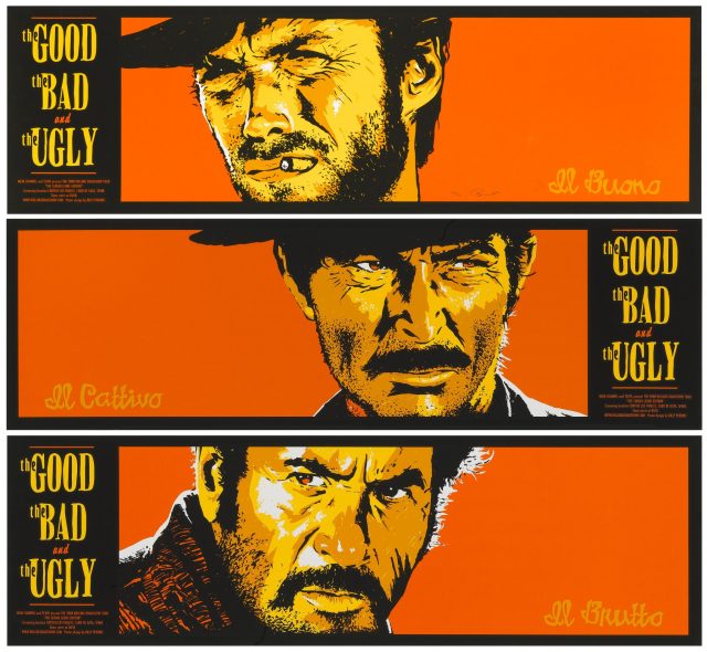Promotional material for The Good The Bad And The Ugly