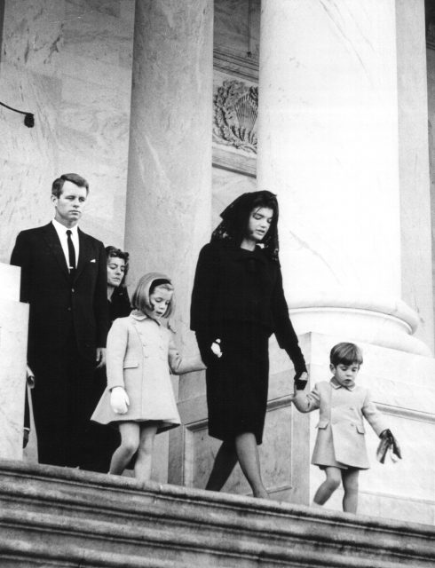 Jackie Kennedy at JFK's funeral 