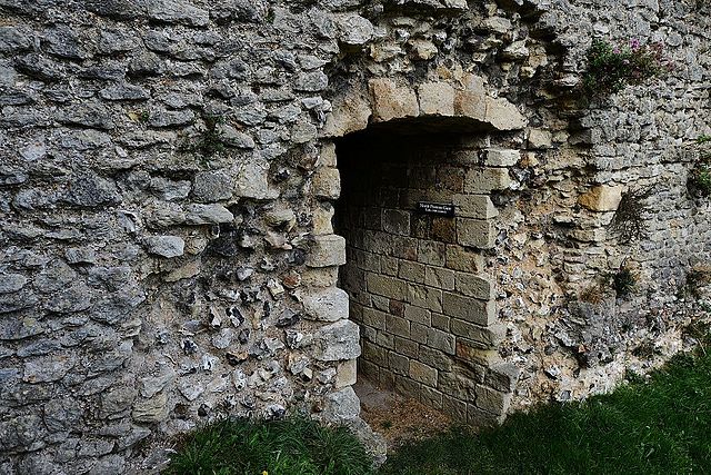 The postern entrance at Portchester Castle