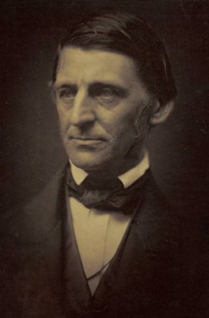 Ralph Waldo Emerson, a prominent transcendentalist